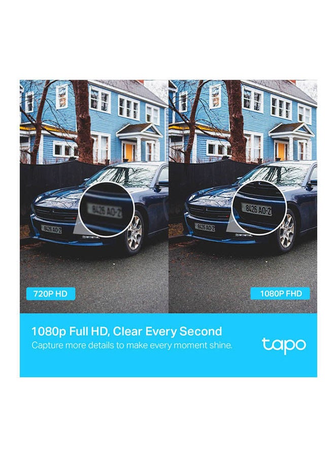 TP-Link Tapo 1080p Full HD Outdoor Pan/Tilt Security Wi-Fi Camera, 360° Motion Detection, IP65 Weatherproof, Night Vision, Cloud &SD Card Storage, Works With Alexa&Google Home (Tapo C500) White - Image 5