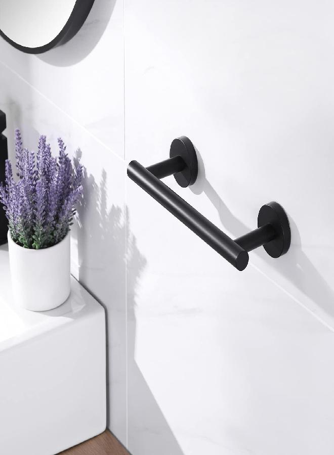 KES 6.7 Inches Matte Black Hand Towel Bar Bathroom Towel Holder Kitchen Dish Cloths Hanger SUS304 Stainless Steel RUSTPROOF Wall Mount, Total Length 9.1 Inch, A2000S23-BK - Image 4