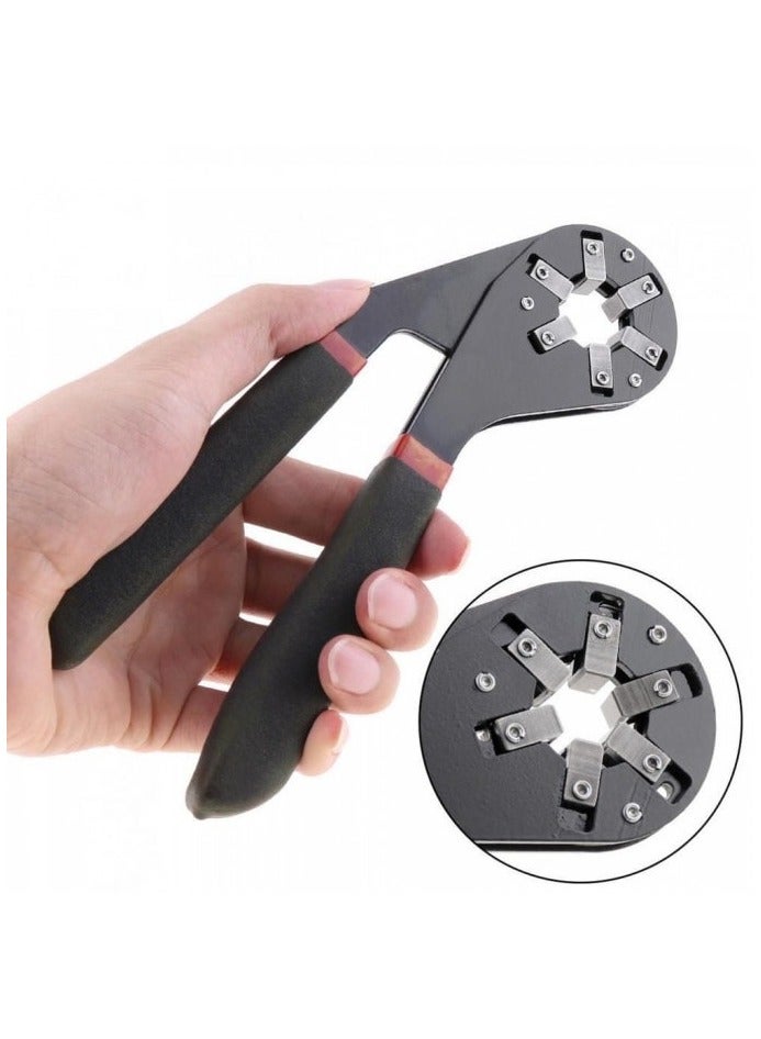 Hexagonal Magic Wrench – Multifunctional Adjustable Tool for Home Repairs, DIY Projects, and Outdoor Use – Durable, Easy-to-Use, Universal Fit for Various Nuts, Bolts, and Fasteners – Compact and Portable Design - Image 1