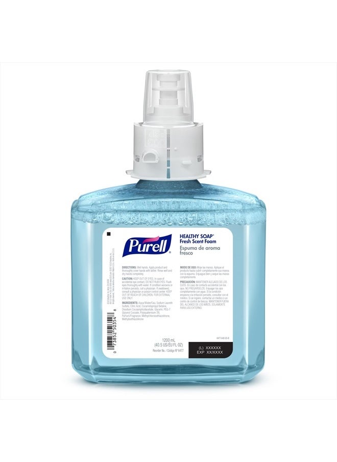 Purell - PURELL Brand HEALTHY SOAP Foam, Fresh Scent, 1200 mL Refill for PURELL ES6 Automatic Soap Dispenser (Pack of 2) - 6477-02 - Manufactured by GOJO, Inc. - Image 1