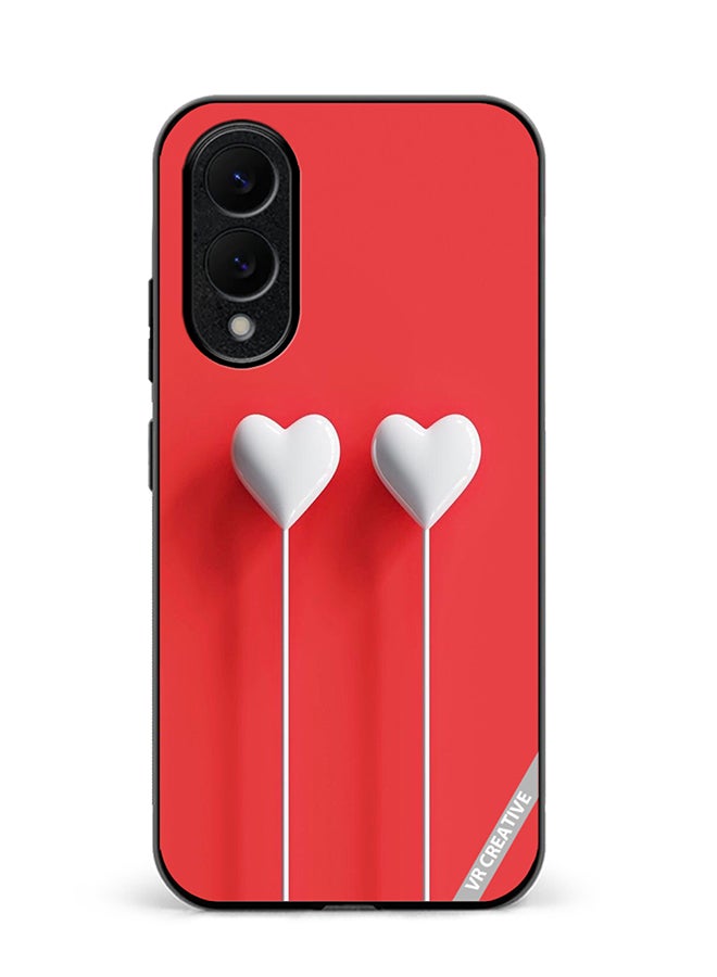 VR CREATIVE Protective Case Cover For Samsung Galaxy S25 Edge Couple Design Multicolour