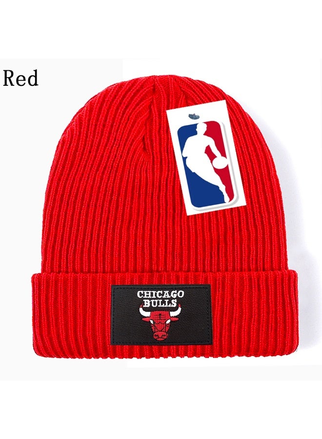 NBA Chicago Bulls Red Knit Beanie