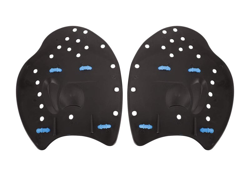 GREUS Unisex Swim Hand Paddles Gloves Swimming Training Paddles with Adjustable Straps Aquatic Gloves Water Resistance Aqua Fit Workout Fitness Gear, for Women Men Teens Kids (M) - Image 3