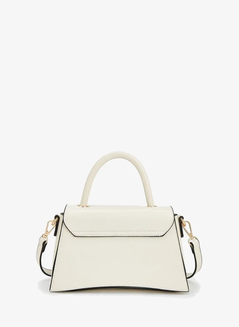 Paprika BEIGE Smooth Pu Satchel Bag for Women | Best Price UAE