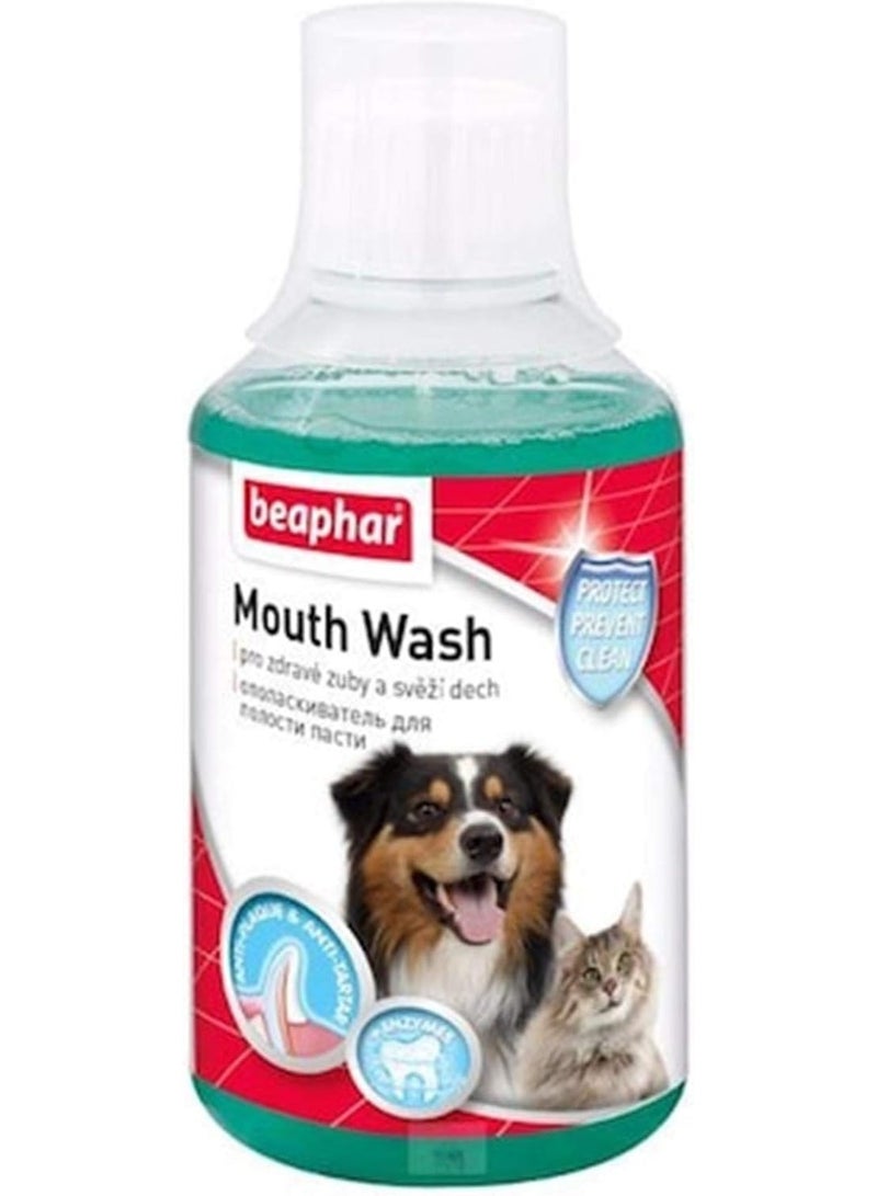 beaphar Plaque Away Mouth Wash For Dogs & Cats 250 ml - Image 1