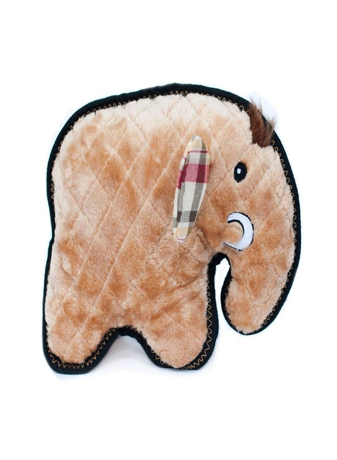 ZippyPaws Zippy Paws - Z-Stitch Grunterz Durable Stuffed Squeaky Dog Toy - Manny the Mammoth - Image 3
