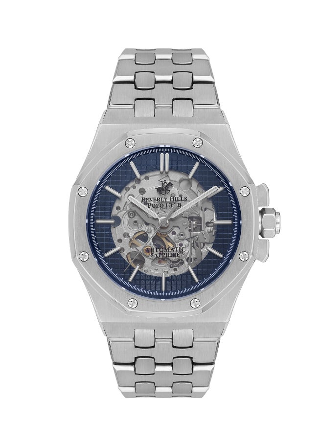 BEVERLY HILLS POLO CLUB - Beverly Hills Polo Club Men 's Dark Blue Dial Automatic watch - BP3573X.390 - Image 1