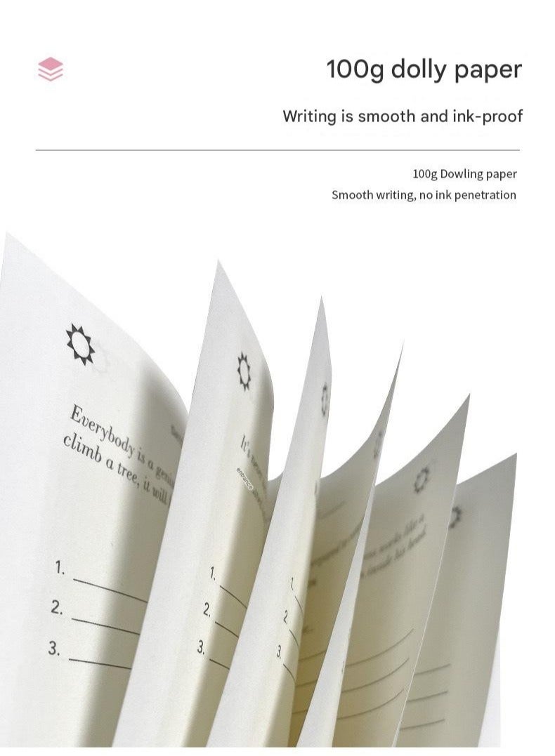 PEI  AN Arabic Notebook Of 200 Sheets A5（The cover copy is The GRATITUDE JOURNAL）  - Image 4