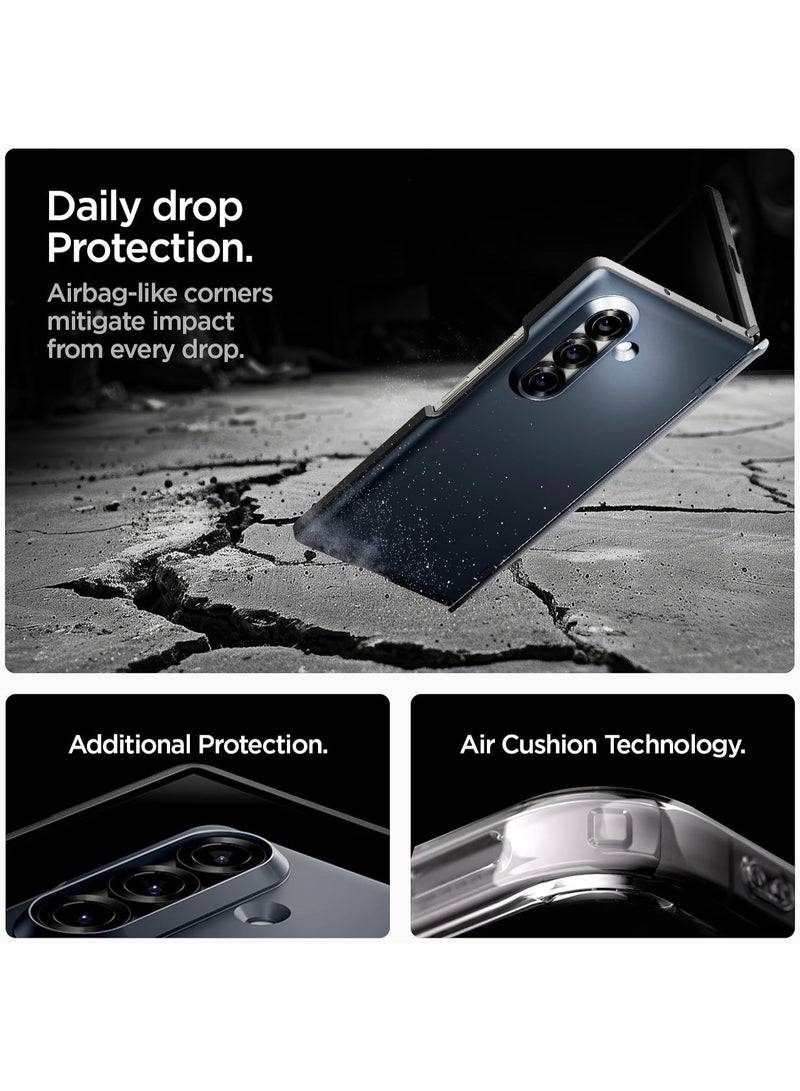 Spigen غطاء حماية سليم أرمور برو ماغ فيت لجهاز سامسونج جالاكسي زد فولد 7 [ماغ سيف] مع تغطية المفصل (2025) - رمادي معدني - Image 5