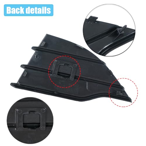 JESYMBX Front Bumper Lower Grill Cover Trim For Ford Kuga Escape 2013-2016 Tow Hook DV45-17K946-B Right - Image 4