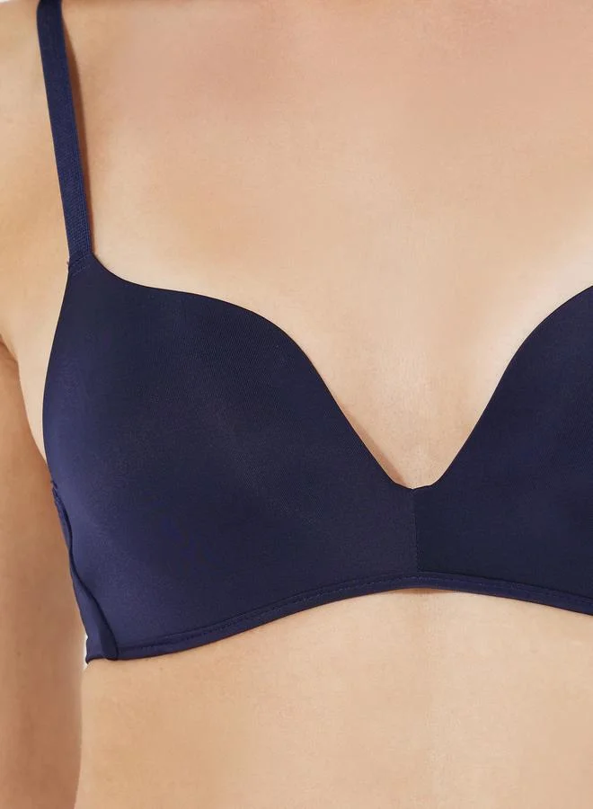 Styli Pack of 2 - Padded Non Wired Plunge Bra