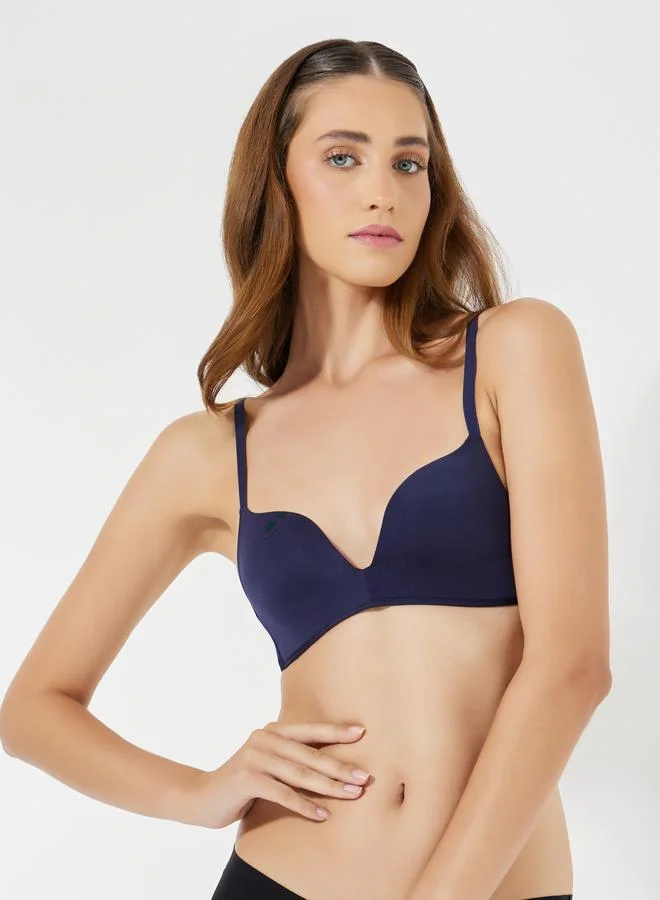 Styli Pack of 2 - Padded Non Wired Plunge Bra