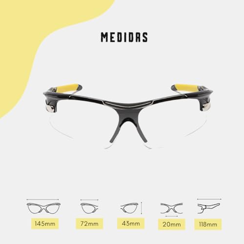 JJ LMS Pickleball Protective Eyewear – Clear Lens Sports Goggles with Adjustable Strap | Anti-Fog Safety Glasses for Indoor & Outdoor Play - Image 3