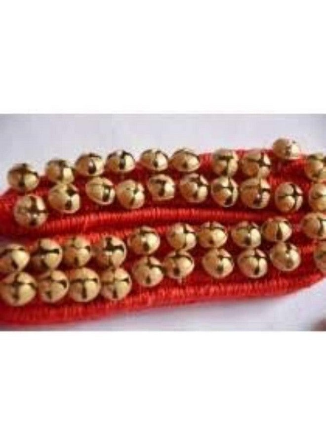 UAPAN MetalCraft Ghungroo Red Pad 2 Line, Ghungru 2 Line Red Pad, Red Pad Ghungroo 2 Line - Image 3
