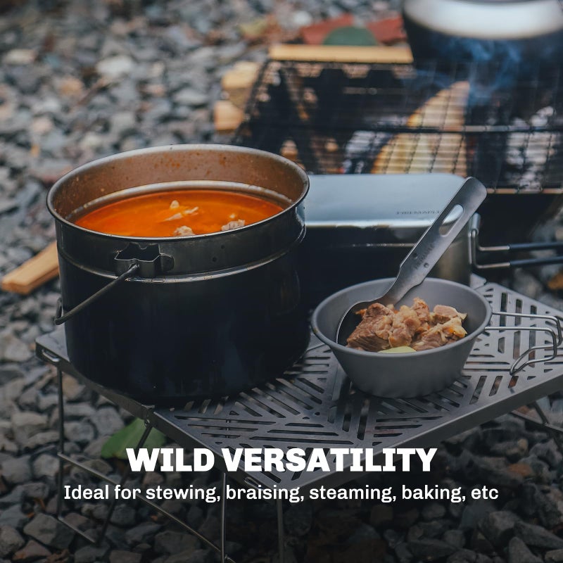 Fire-Maple Firemaple Antarcti 1.8L Stainless Steel Pot - Food Grade SUS304 Camping Pot with Steaming Function - Lightweight and Durable for Outdoor Cooking - Image 2