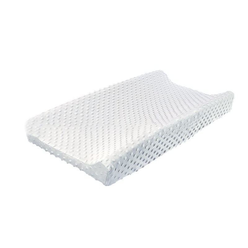 iEvolve Ultra Soft Minky Dots Changing Pad Cover (White, Diaper-changing-pad-covers, Baby) - Image 1