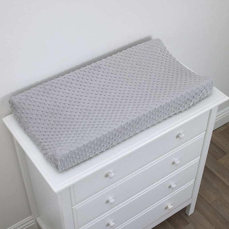 iEvolve Ultra Soft Minky Dots Changing Pad Cover (White, Diaper-changing-pad-covers, Baby) - Image 5
