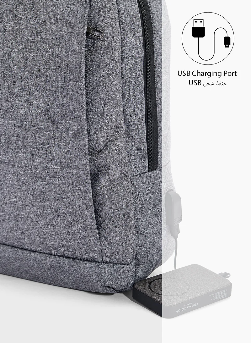 Seventy Five Casual Backpack With Usb Port