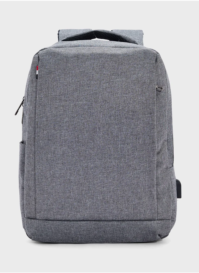 Seventy Five Casual Backpack With Usb Port