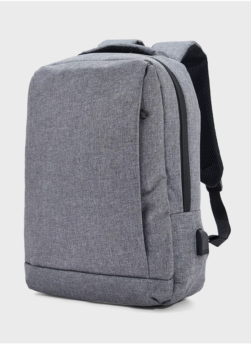 Seventy Five Casual Backpack With Usb Port