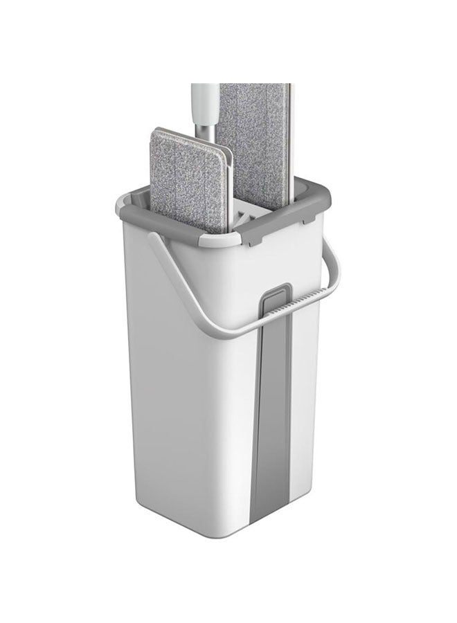 عام مسحة تنظيف الأرضيات مع دلو ووسادة من الألياف الدقيقة، نظام مسح الأرضيات بالضغط لتنظيف الجدران و المطابخ و المنازل. - Image 2