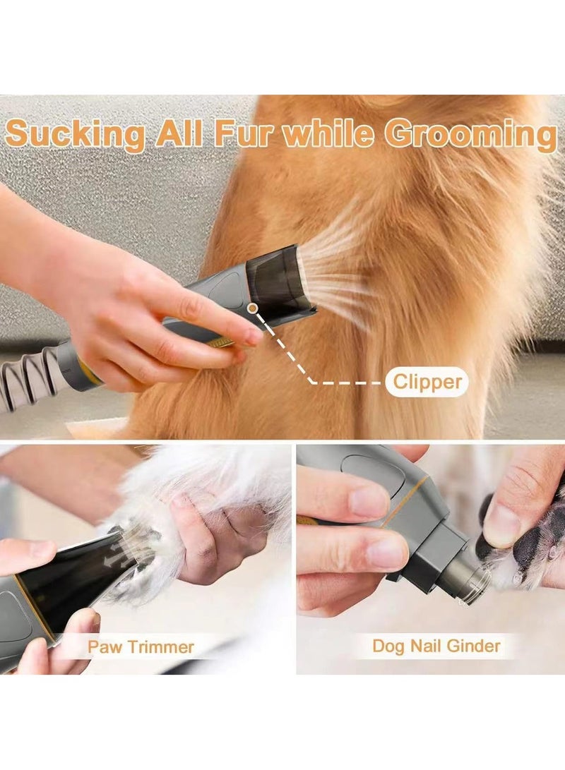 3-in-1 Pet Professional Grooming Vacuum, Dryer, and Clippers Grooming Tools for Dogs Cats and Other Animals - Image 5