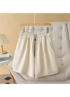 Plus Size Women's Casual Shorts 200kg Chubby Girl Summer Joker Slim Waist Drawstring Wide Leg Pants 8976