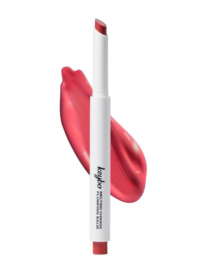 KEYBO Melting Change Plumping Lip Balm – Hydrating Glossy Tinted Lip Plumper, Non-Sticky MLBB Balm for Smooth, Natural Volume – Moisturizing K-Beauty Lip Treatment (06. Bare Pure - Image 1