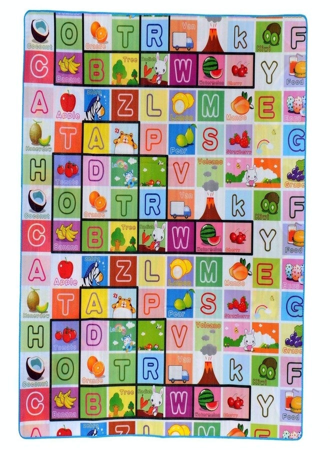 siddhmurti Double Side Baby Crawling Waterproof Floor Mat for Kids, Multicolour - Image 2