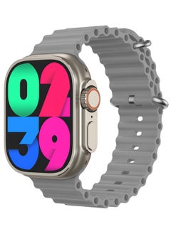 T10 ULTRA 2 Smart Watch BIG INFINITE DISPLAY Wireless Charging 49MM (Grey)