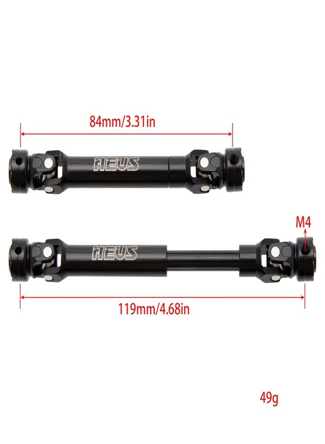 MEUS RACING MEUS RACNIG SCX10 Driveshafts for 1/10 RC Crawler Axial SCX10/Tamiya CCO1/Redcat Gen8 etc.. (84MM) - Image 2