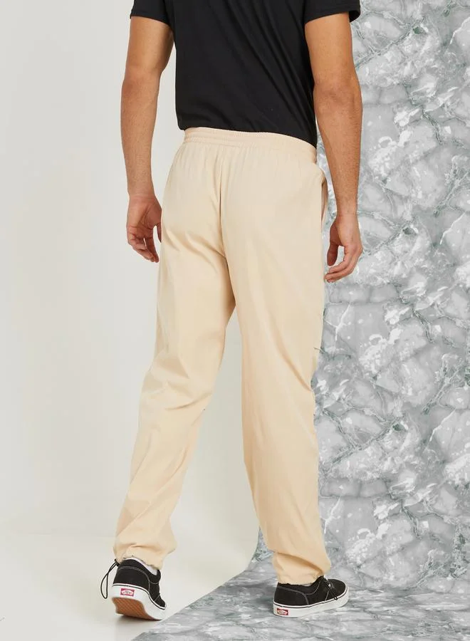Styli Active Nude Cargo Activewear Track Pants for Men | Best Price UAE