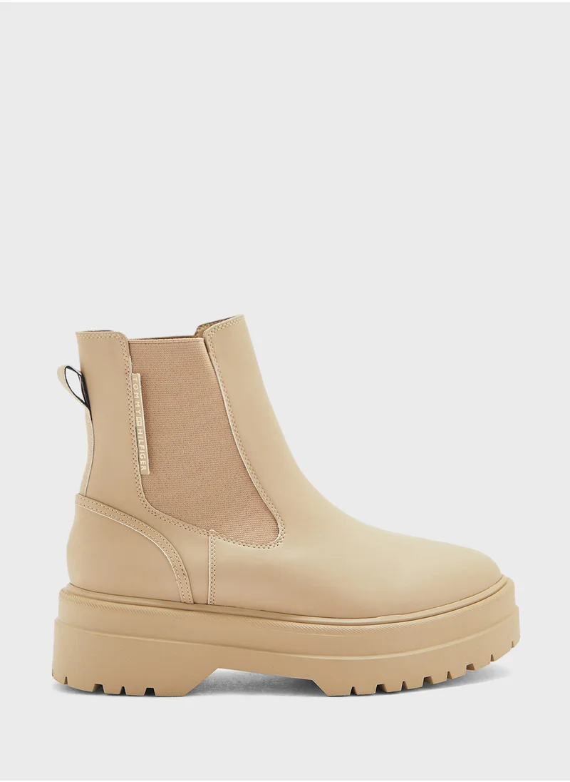 TOMMY HILFIGER RUBBERISED CHELSEA TL