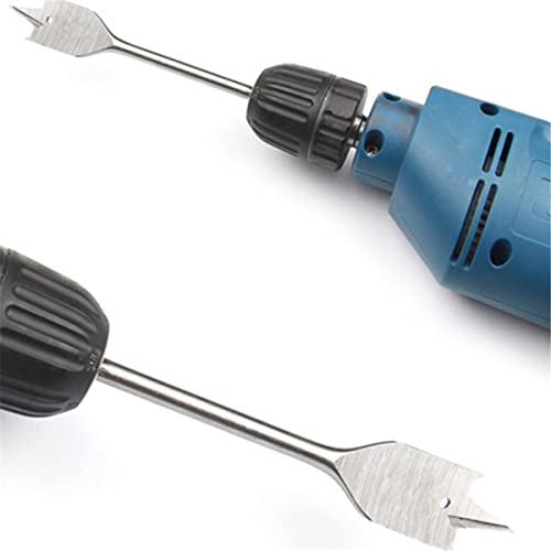MLD HFB_03 Hex Shank Spade Boring Wood Flat Drill Bit Set -6 Pieces Wood Flat Drills Bits Hex Shank Spade Drill For Spade Boring In Wood, Plastic, PVC, Etc size 10-25 mm(material-metal,Color-Multi) - Image 5
