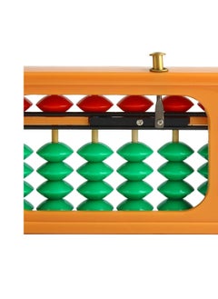 Y&D Abacus Bead Arithmetic Counting with Reset Button School Supplies for Children Vintage Wooden Soroban Chinese Calculator Tool (13 Column)  - Image 5