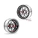 RCLIONS 4pcs Aluminum Alloy 22inch Beadlock Wheels Rims for Axial Wraith SCX10 TRX4 110th RC Rock Crawler Car Titanium - Image 4
