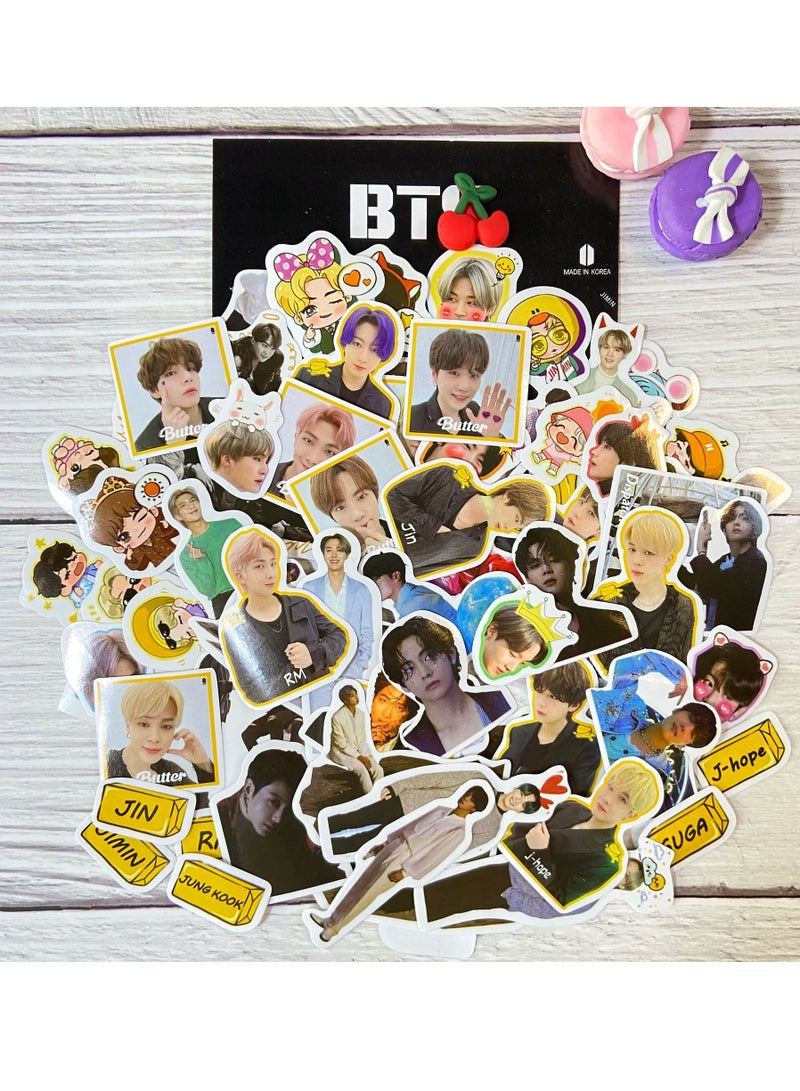 151-Pcs Kpop BTS Jungkook Solo Gift Pack with Photocards Lanyard Sticker Keychain for Fans