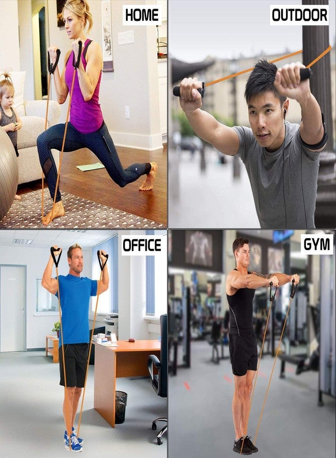 VIRTUAL WORLD Toning Tube Resistance Band (30-35 lbs) - Random Colour - Image 5