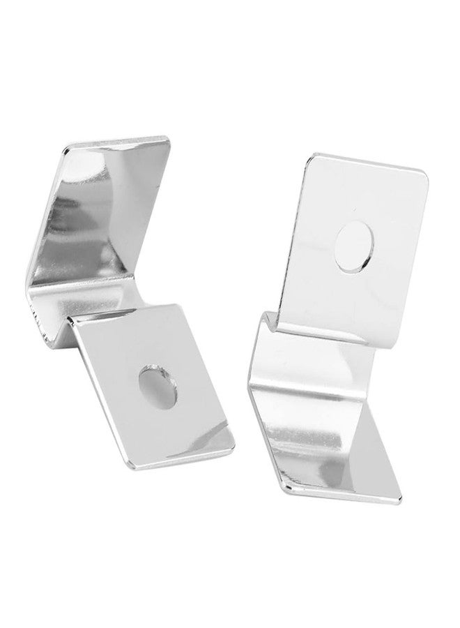 Chiffonade 8 Pcs Stainless Steel Aquarium Glass Cover Clips Fish Tank Support Bracket with Plugs Universal Fit Hood Fastener(6mm) - Image 5