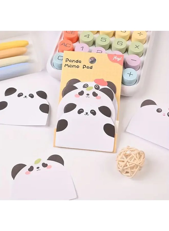 2 Pcs Panda Puppy Animal Sticky Note Set Self Adhesive Memo Pads 180 Sheets Total Portable Fun Office School Scrapbooking Supplies - Image 3