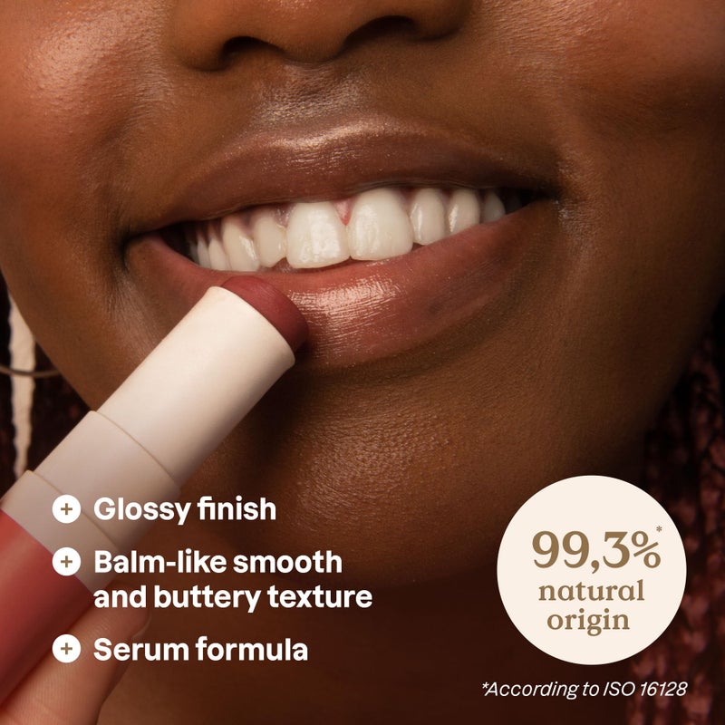 ATTITUDE Oceanly Sheer Lip Gloss Stick, EWG Verified, Titanium Dioxide-Free, Vegan Makeup & Beauty, Cruelty-Free, Plastic-Free, Happy Berry, 0.12 Ounces - Image 2