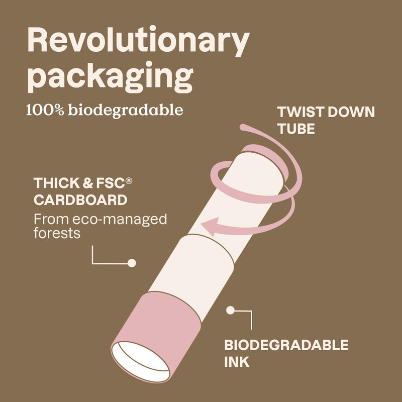 ATTITUDE Oceanly Sheer Lip Gloss Stick, EWG Verified, Titanium Dioxide-Free, Vegan Makeup & Beauty, Cruelty-Free, Plastic-Free, Happy Berry, 0.12 Ounces - Image 5