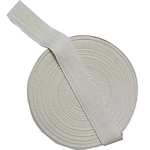 Aakriti Cotton Niwar Roll Cotton Niwar Tape Niwar Patta for Folding Khat, Khatiya, Charpai Chair, Garment, Satchel, Home Textile, Shoes, Handicraft Size 40 MM | 100 Meter, White - Image 1