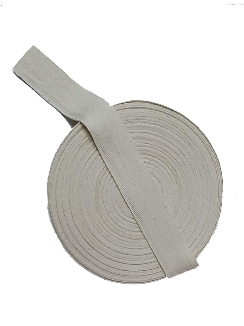 Aakriti Cotton Niwar Roll Cotton Niwar Tape Niwar Patta for Folding Khat, Khatiya, Charpai Chair, Garment, Satchel, Home Textile, Shoes, Handicraft Size 40 MM | 100 Meter, White - Image 4