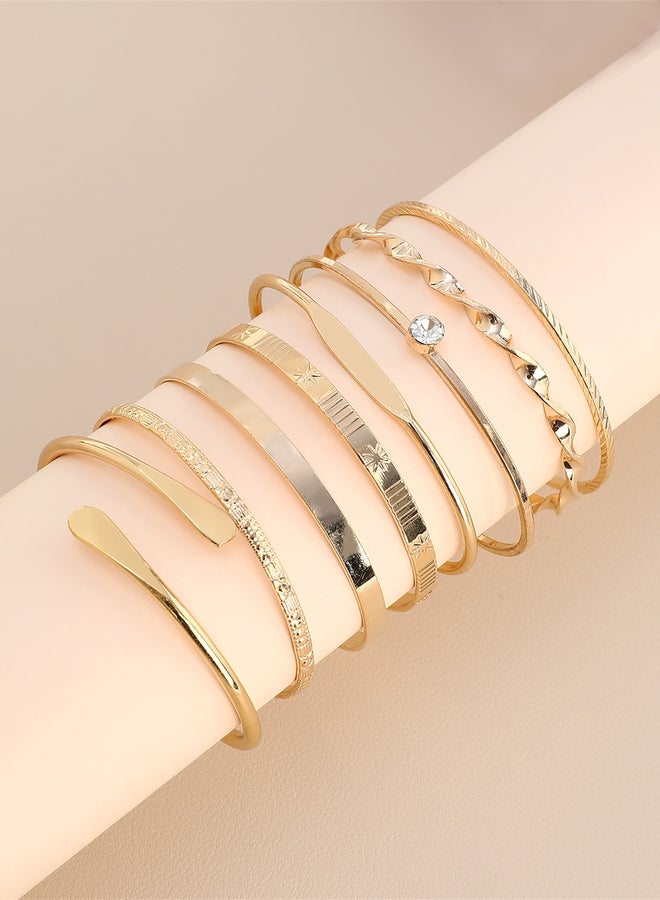 Take Two Set of  8 - Assorted Cuff Bracelets - Image 5