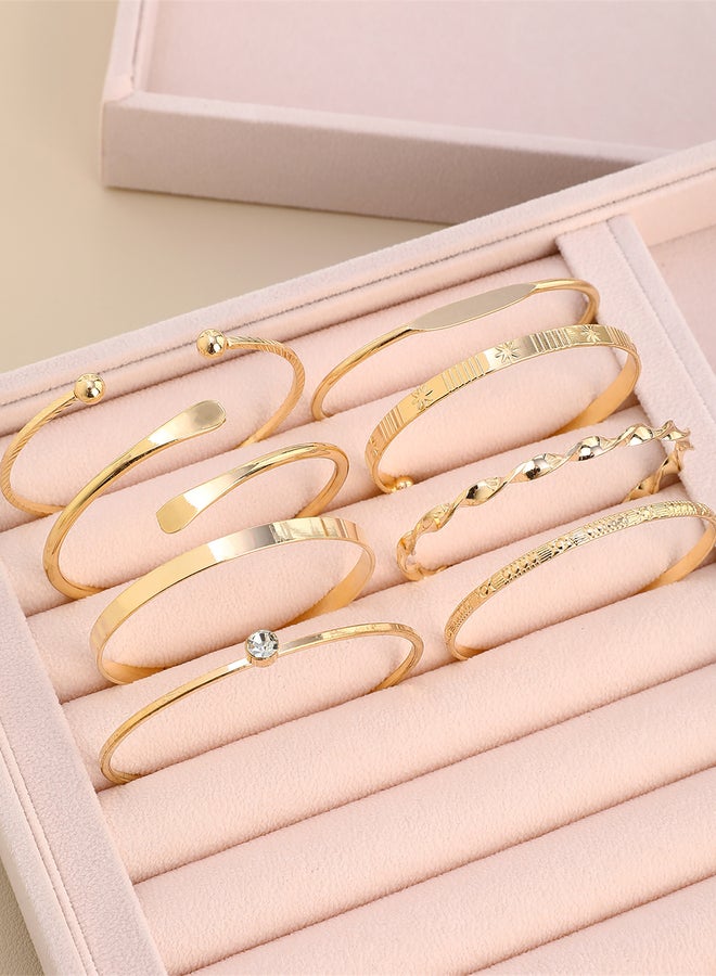 Take Two Set of  8 - Assorted Cuff Bracelets - Image 3