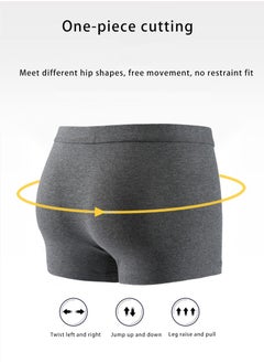 BJollys 4-Pack Men's Boxer Briefs 95% Polyester Fiber Boxer Shorts Breathable Soft Underwear Summer High Stretch Seamless Underwear  - Image 3