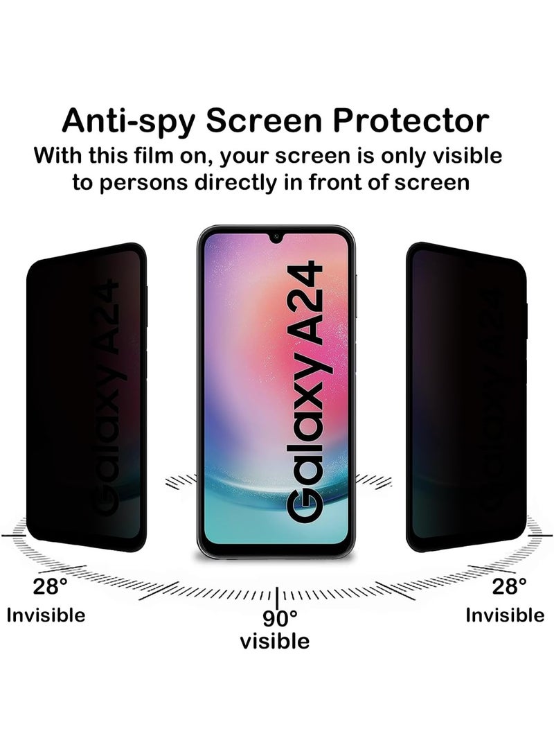 Samsung Galaxy A24 Privacy Tempered Glass Screen Protector  - Image 2