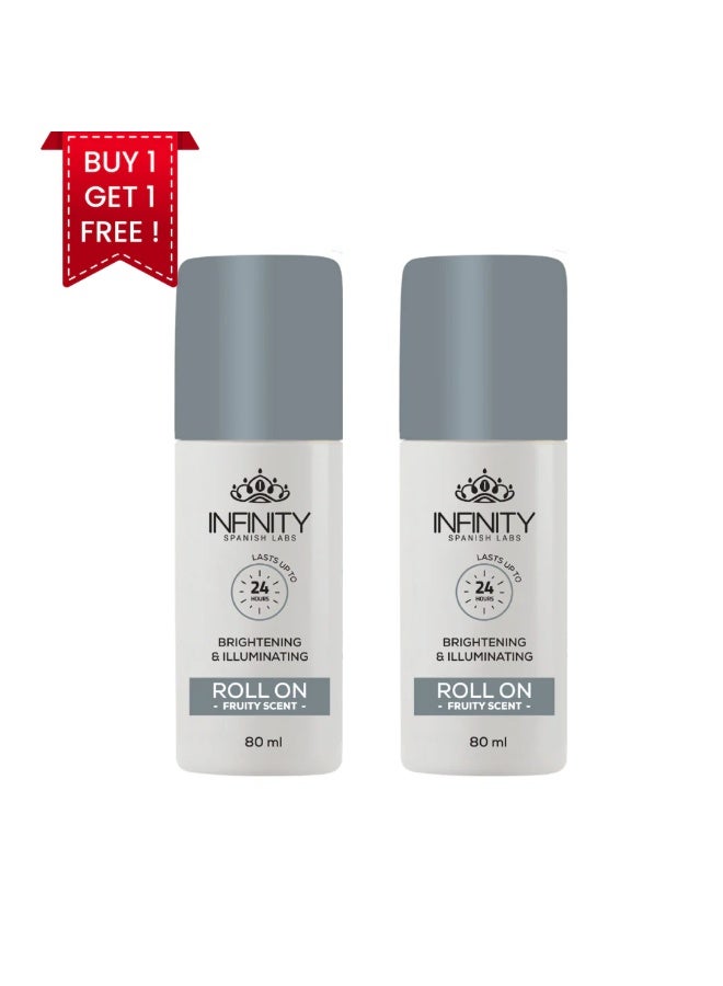 إينفينيتي مزيل عرق مضاد للتعرق ومنعش برائحة الفاكهة من إنفينيتي - 80 مل (عبوتين بسعر واحدة) - Image 3