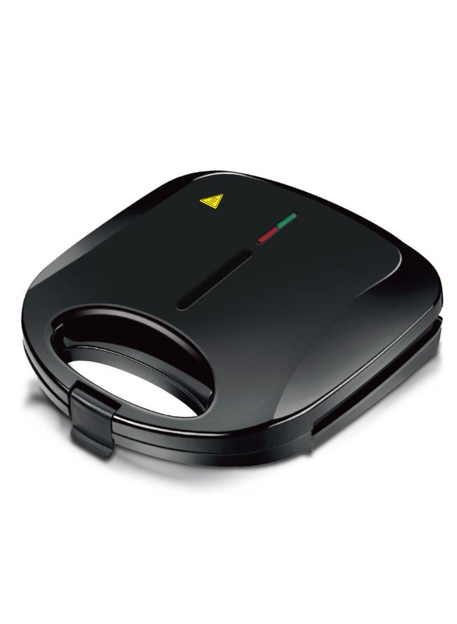 Silly fish Electric Sandwich Maker, 750W, Double-Sided Heating, Non-Stick Plates, Black - Image 5